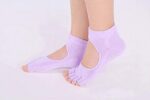 GulfDealz Women's Non-Slip Yoga Socks (Pack of 4) - Image 2