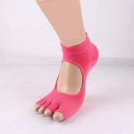 GulfDealz Women's Non-Slip Yoga Socks (Pack of 4) - Image 3
