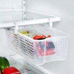 Adjustable Pull-Out Refrigerator Storage Drawer