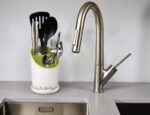 Kitchen Cutlery Drainer & Organizer with Drain Tray - Image 5