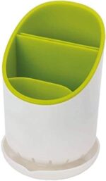Kitchen Cutlery Drainer & Organizer with Drain Tray - Image 2
