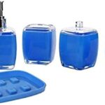 Glass Bathroom Accessories Set