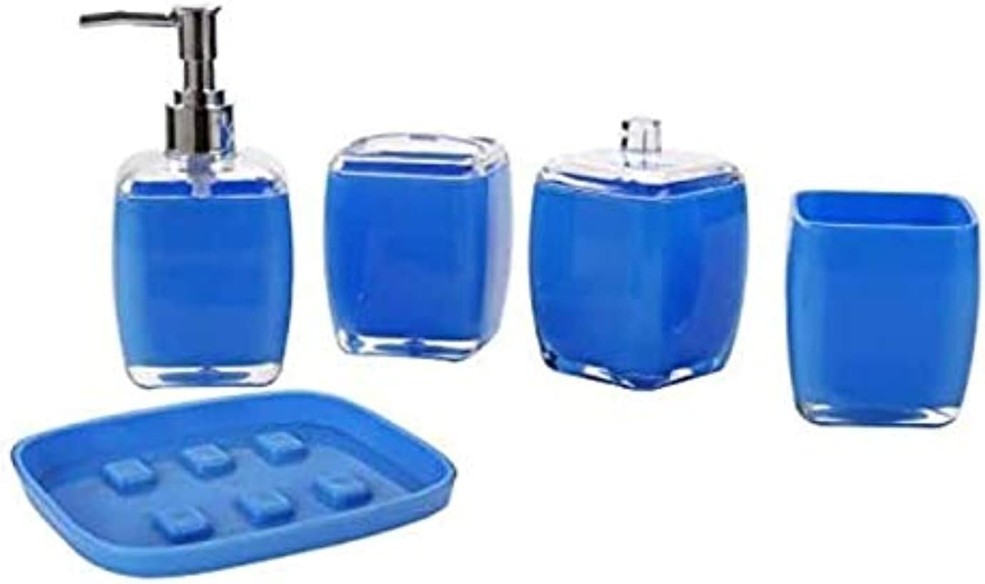 51wrcDqk43L._AC_SL1500_ Glass Bathroom Accessories Set - Image 1