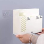 Wall Mounted Kitchen Cutlery & Utensil Organizer with Drain Holder - Image 3