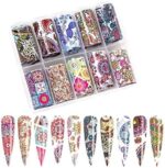 GulfDealz Floral Fantasy Nail Art Foil Set - Image 4