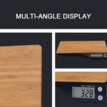 Digital Bamboo Kitchen Food Weighing Scale - Image 5