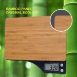 Digital Bamboo Kitchen Food Weighing Scale - Image 4
