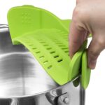 Clip-On Silicone Pot & Pan Strainer - Image 2