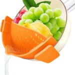 Clip-On Silicone Pot & Pan Strainer