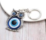 Owl Evil Eye Keychain - Image 2