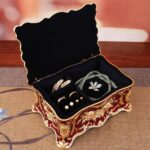 Luxury Vintage Metal Jewelry Box - Image 3