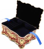 Luxury Vintage Metal Jewelry Box - Image 5