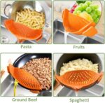 Clip-On Silicone Pot & Pan Strainer - Image 2