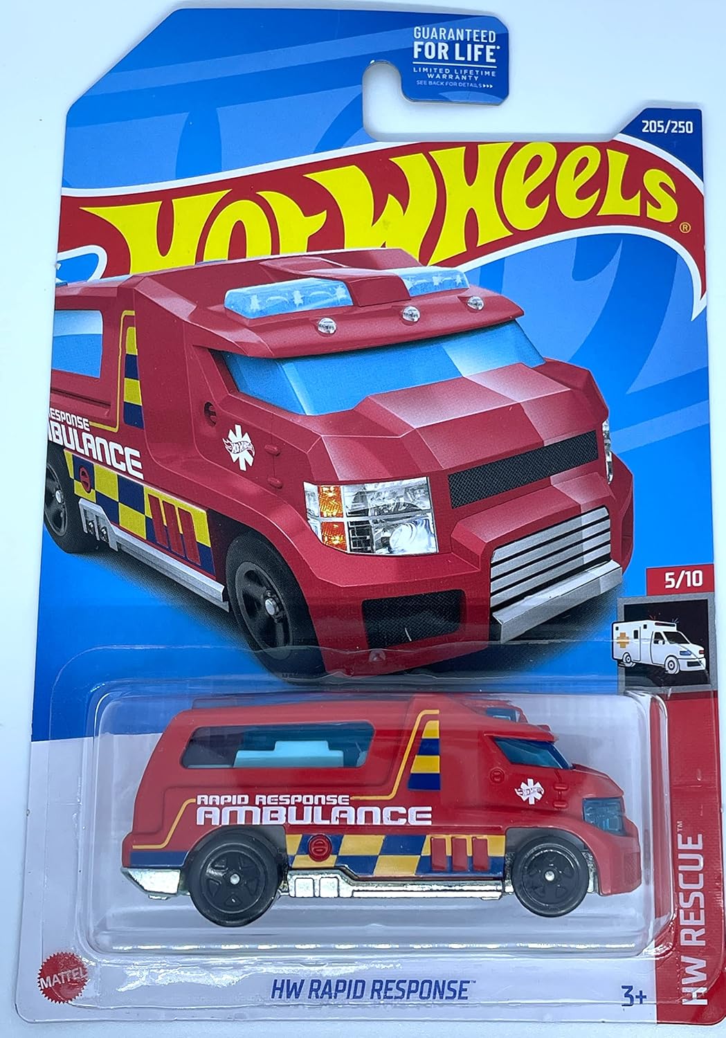 816Z8t9QLnL._AC_SL1500_ Hot Wheels HW Rapid Response Ambulance - Image 1