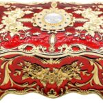 Luxury Vintage Metal Jewelry Box