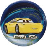 Cars 3 Disposable Party Plates – (Pack of 8)