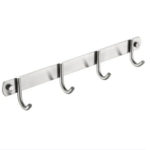 GulfDealz Stainless Steel Wall Mounted Hook Rack