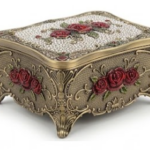 Vintage Rose Jewelry Box