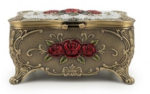 Vintage Rose Jewelry Box - Image 3