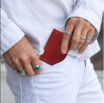 Luxury Handcrafted Real Leather Card Holder - Image 4