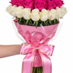 Pink Rose Bouquet (Artificial)