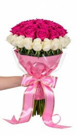 Pink Rose Bouquet (Artificial)